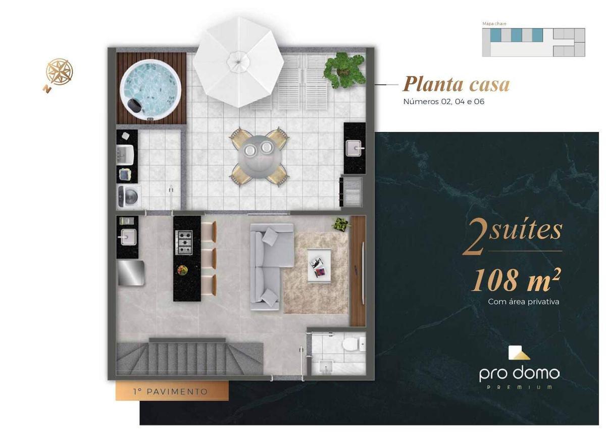 Casa em Condomínio, Buritis, 2 Quartos, 2 Vagas, 1 Suíte