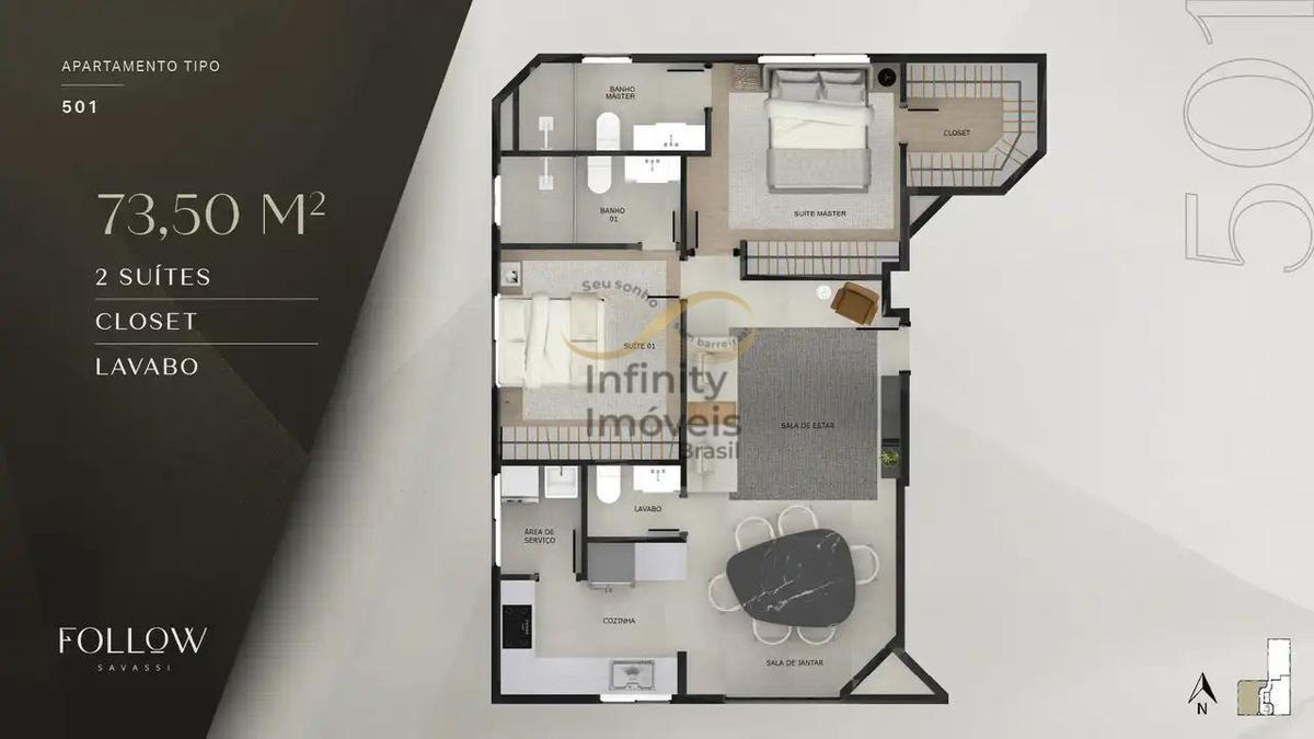 Apartamento, Savassi, 2 Quartos