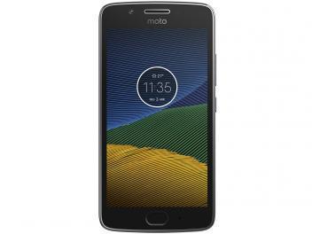 Smartphone Motorola Moto G5 32gb Platinum - Dual Chip 4g Câm. 13mp + Selfie 5mp Tela 5"