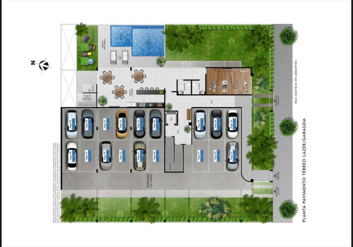 Apartamento, Castelo, 2 Quartos, 2 Vagas, 1 Suíte