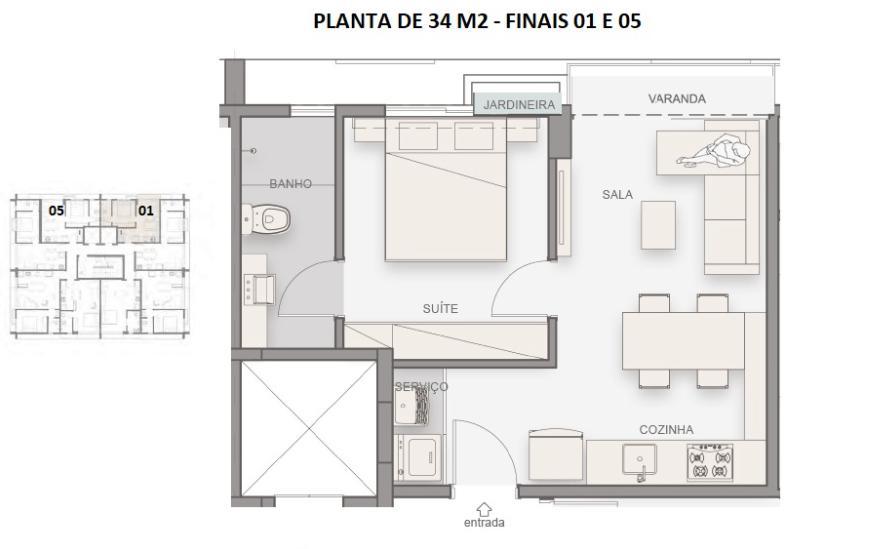 Andar, Nova Granada, 0 Quarto, 0 Vaga