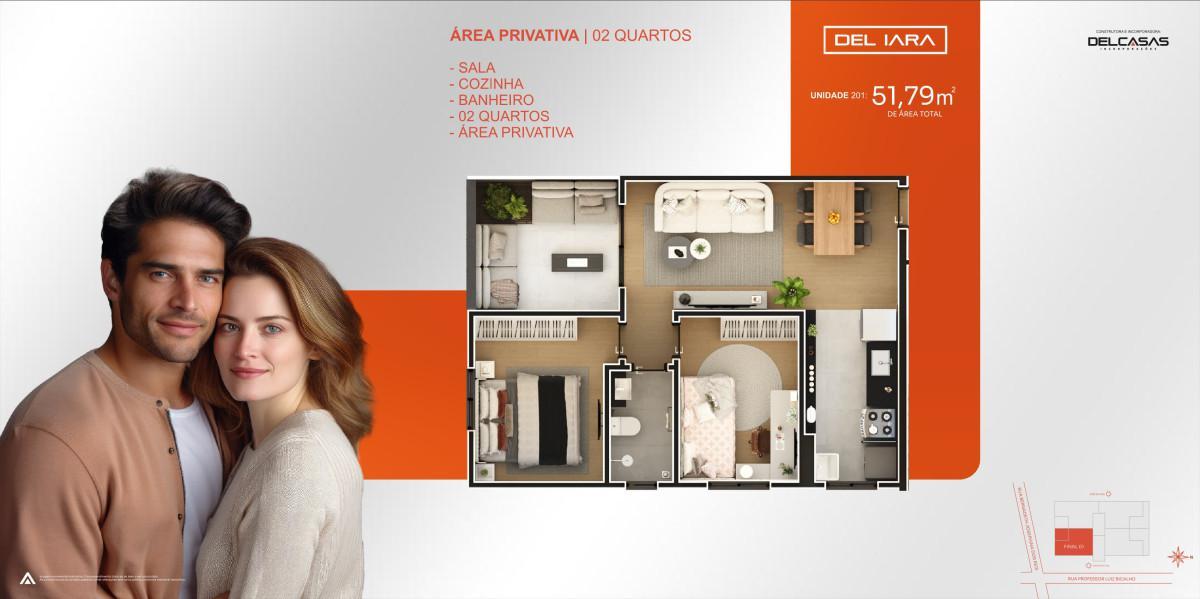 Apartamento, Brasil Industrial, 2 Quartos, 1 Vaga, 1 Suíte