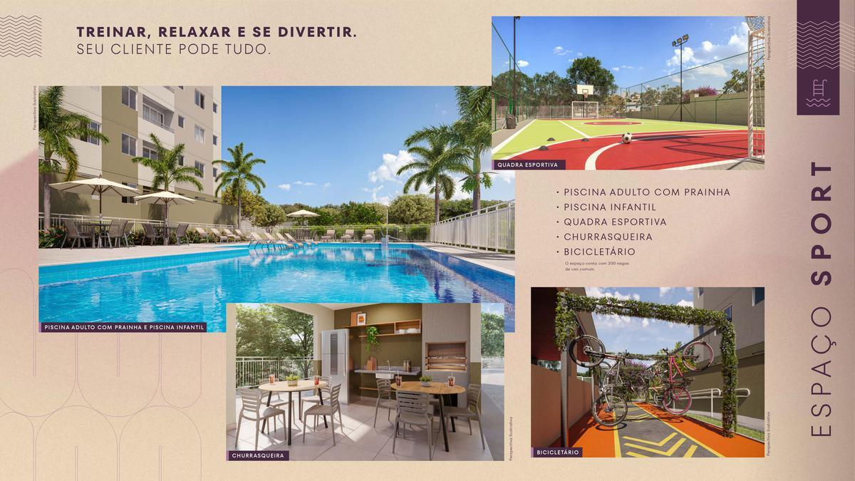 Apartamento, Jardim Riacho das Pedras, 2 Quartos, 1 Vaga