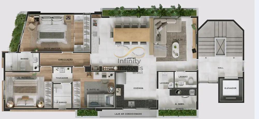Apartamento, Carmo, 3 Quartos