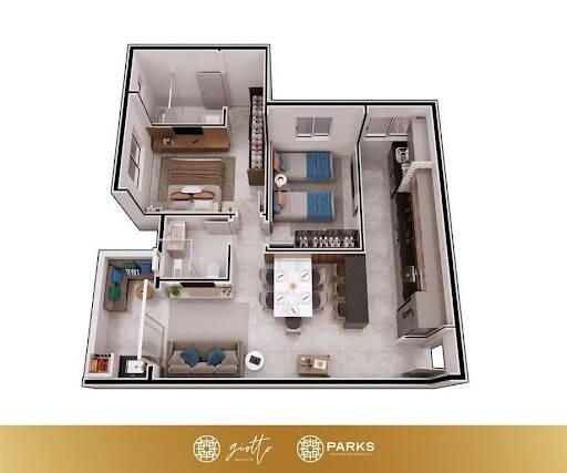 Apartamento, Imbaúbas, 3 Quartos, 2 Vagas, 1 Suíte