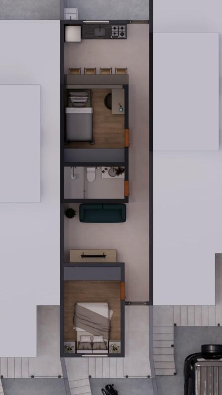 Casa, Recanto Verde, 2 Quartos, 1 Vaga