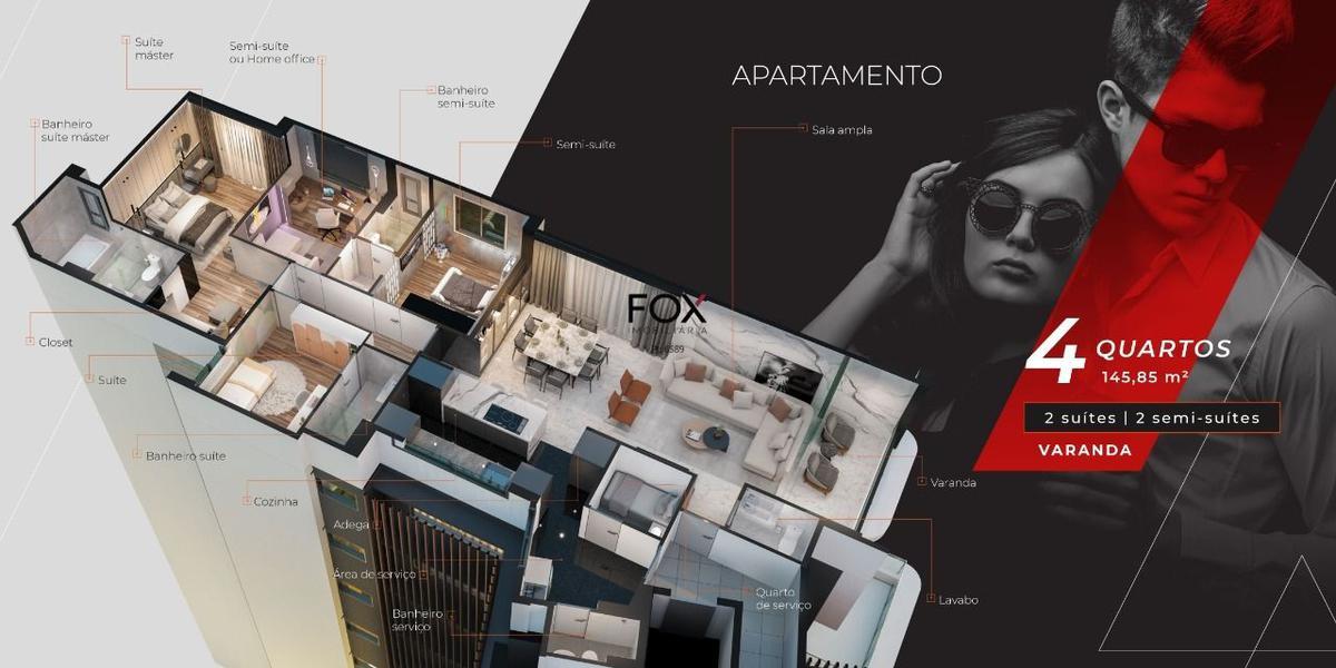 Apartamento, Anchieta, 4 Quartos, 3 Vagas, 2 Suítes