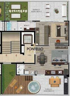 Apartamento, Lourdes, 1 Quarto, 2 Vagas, 1 Suíte