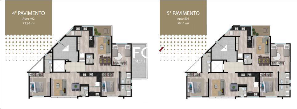 Apartamento, Santo Agostinho, 3 Quartos, 2 Vagas, 2 Suítes
