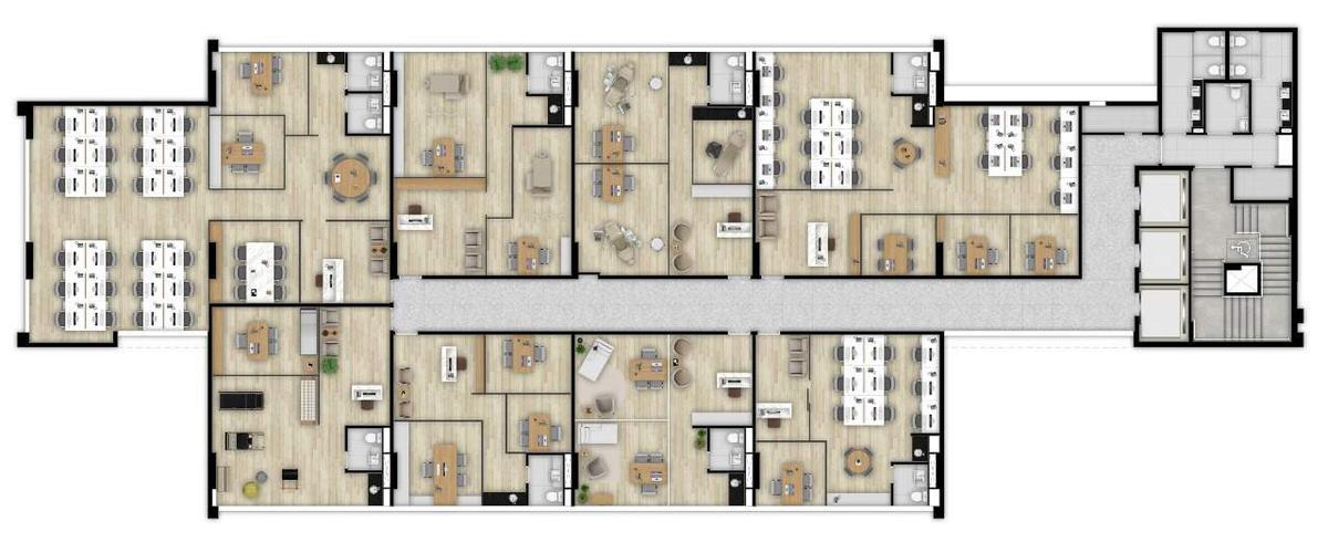 Sala, Funcionários, 0 Quarto, 33 Vagas