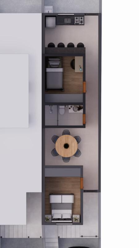 Casa, Recanto Verde, 2 Quartos, 1 Vaga