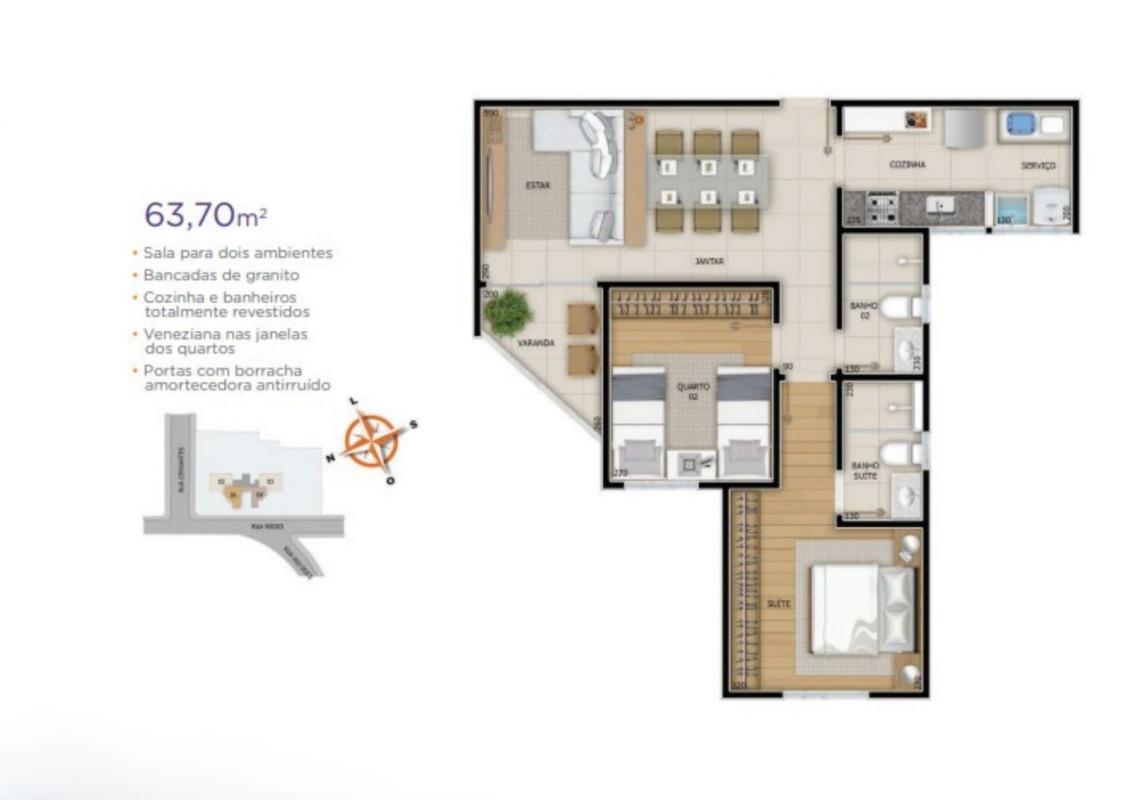 Apartamento, São Lucas, 2 Quartos, 2 Vagas, 1 Suíte