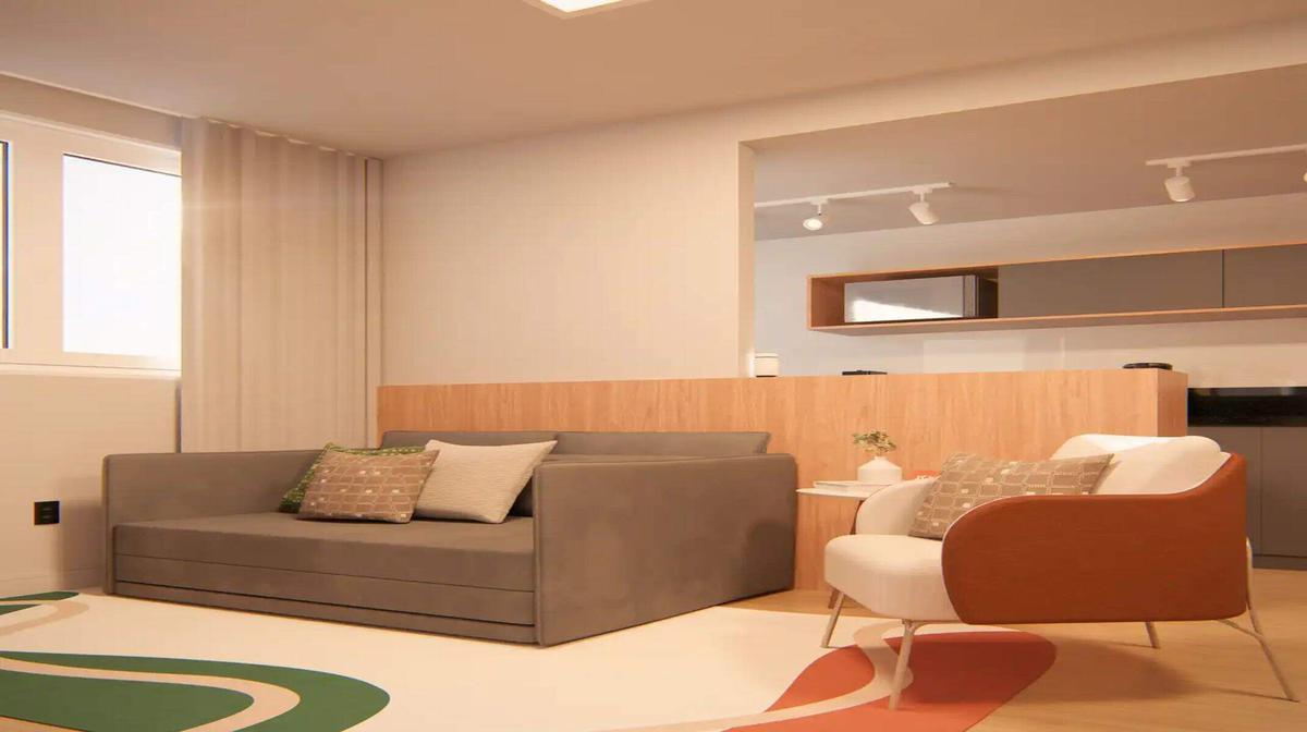 Apartamento, Serra, 1 Quarto, 0 Vaga, 1 Suíte