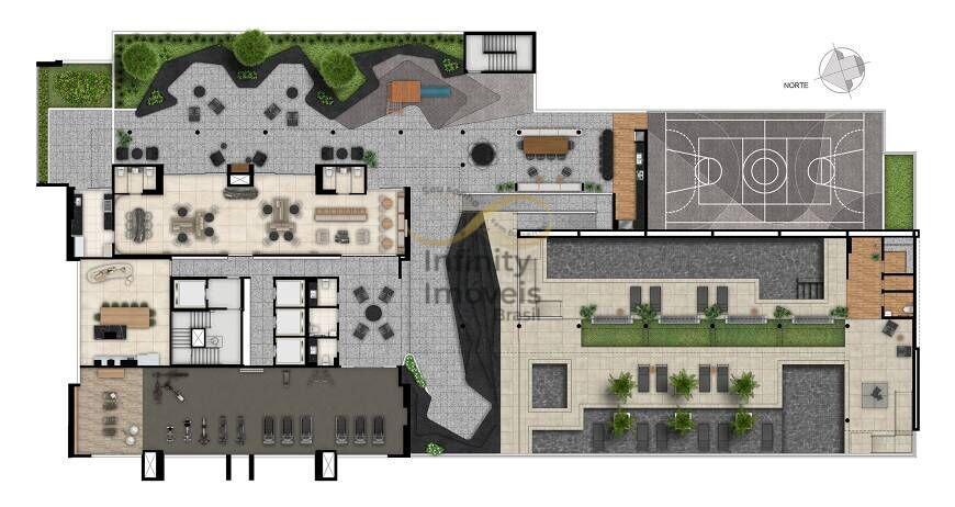 Apartamento, Funcionários, 3 Quartos
