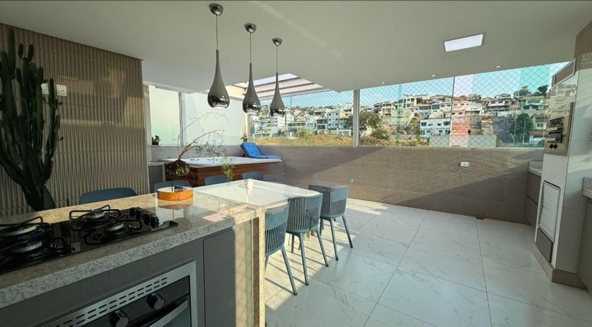 Cobertura, Diamante, 4 Quartos, 3 Vagas, 1 Suíte