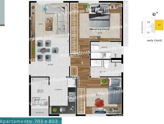 Apartamento, Serra, 2 Quartos, 2 Vagas, 2 Suítes