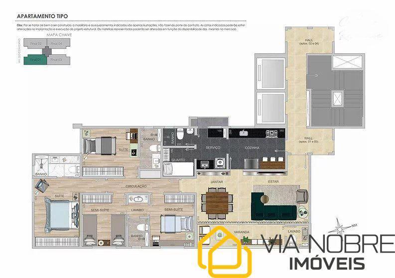 Apartamento, Anchieta, 4 Quartos, 4 Vagas, 2 Suítes