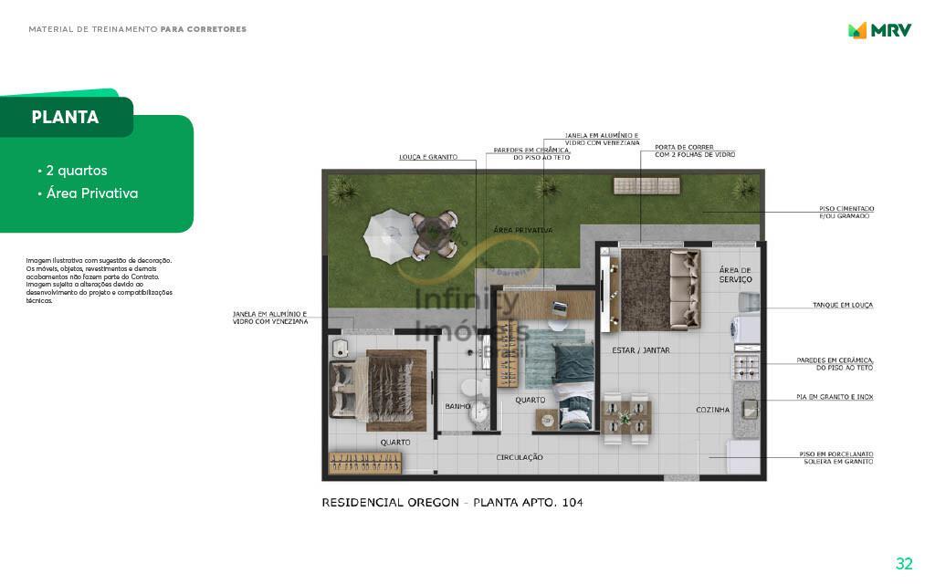 Apartamento, Havaí, 2 Quartos