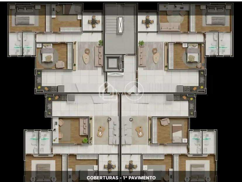 Área Privativa, Castelo, 3 Quartos, 2 Vagas, 1 Suíte