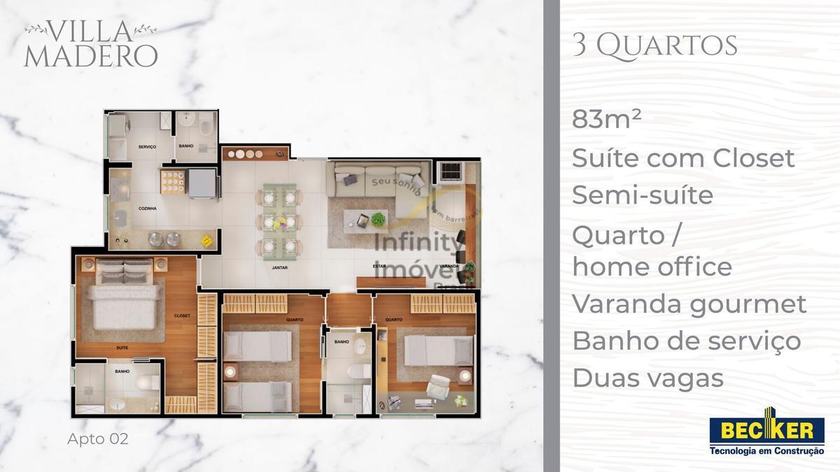 Apartamento, Santo Antônio, 3 Quartos