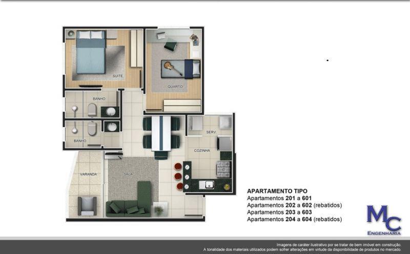 Apartamento, Ouro Preto, 2 Quartos, 2 Vagas, 1 Suíte