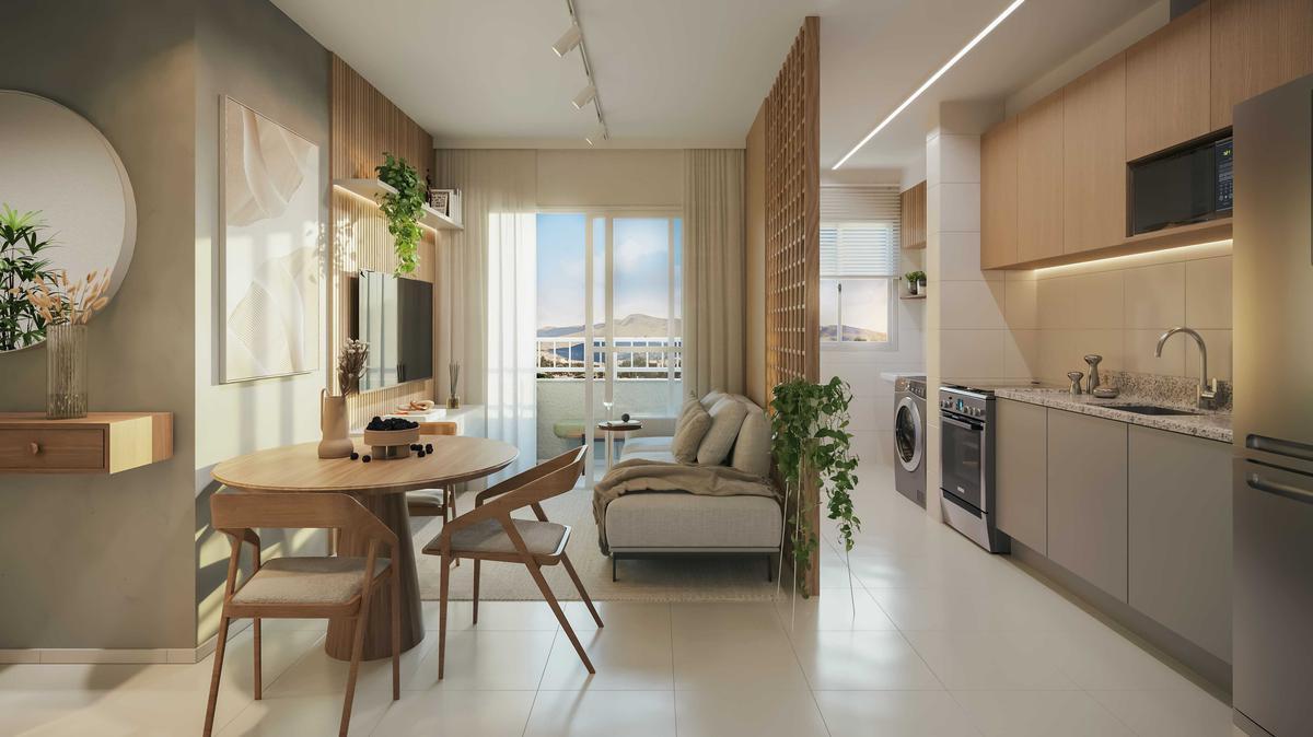 Apartamento, Estrela do Oriente, 2 Quartos, 1 Vaga