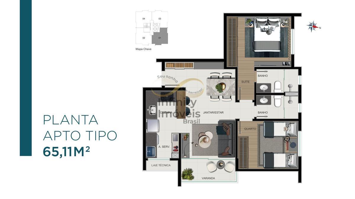 Apartamento, Nova Suíssa, 2 Quartos