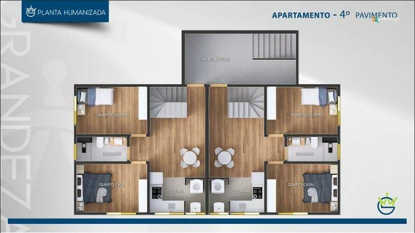 Cobertura, Petrópolis, 2 Quartos, 0 Vaga