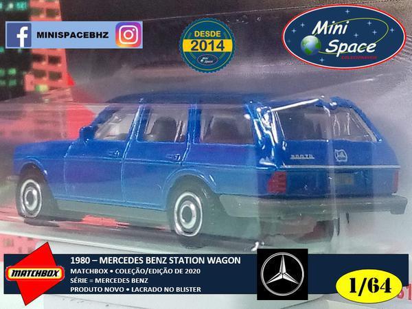 Matchbox 1980 Mercedes Benz S123 State Wagon Azul 1/64