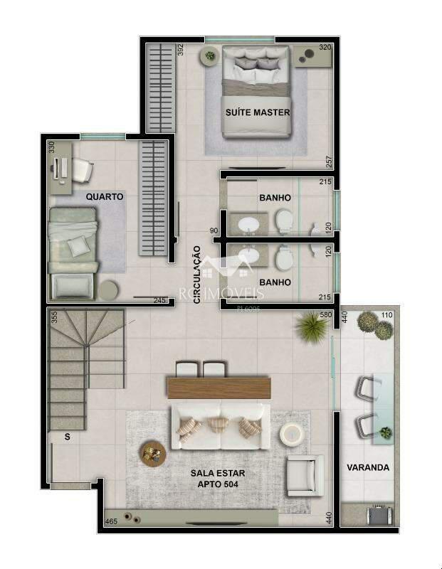 Apartamento, Jardim Industrial, 2 Quartos, 2 Vagas, 1 Suíte