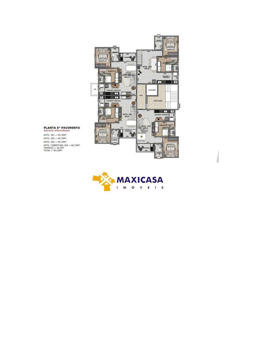 Apartamento, Indaiá, 3 Quartos, 2 Vagas, 1 Suíte