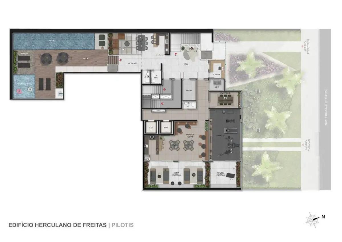 Apartamento, Gutierrez, 3 Quartos, 2 Vagas, 2 Suítes