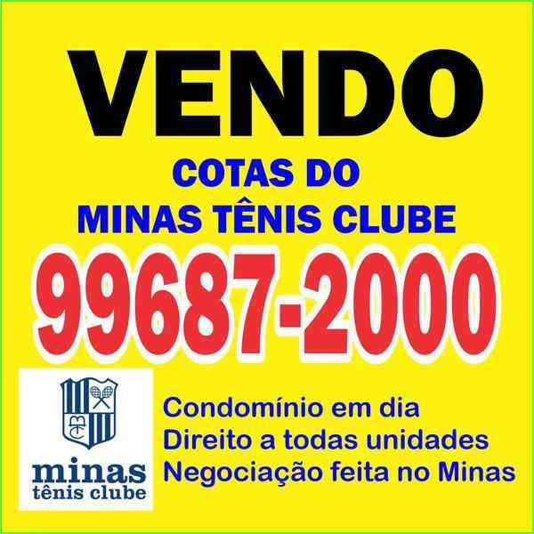Vendo Cota do Minas Tênis Clube 99687-2000