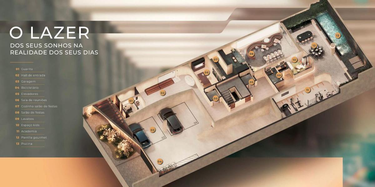 Apartamento, Funcionários, 2 Quartos, 2 Vagas, 1 Suíte