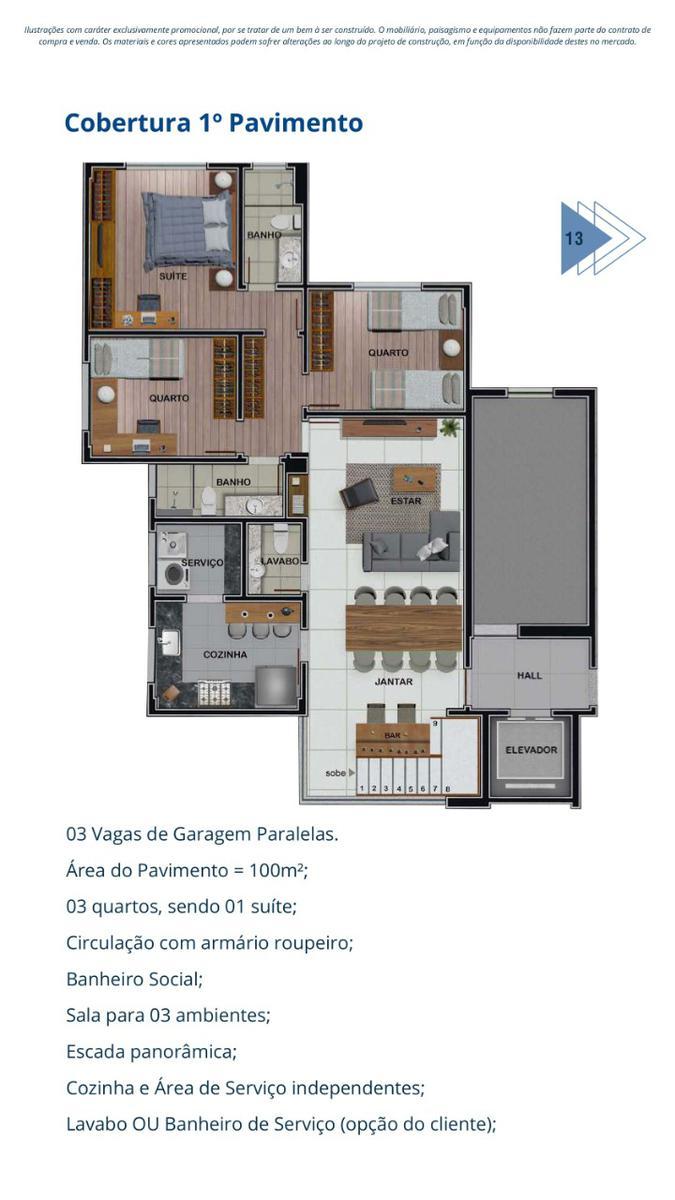 Apartamento, Caiçaras, 3 Quartos, 1 Vaga, 1 Suíte