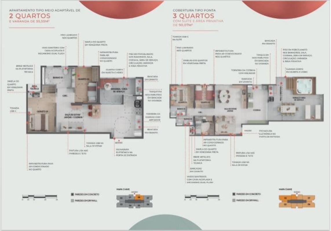 Apartamento, Dom Cabral, 2 Quartos, 1 Vaga, 1 Suíte