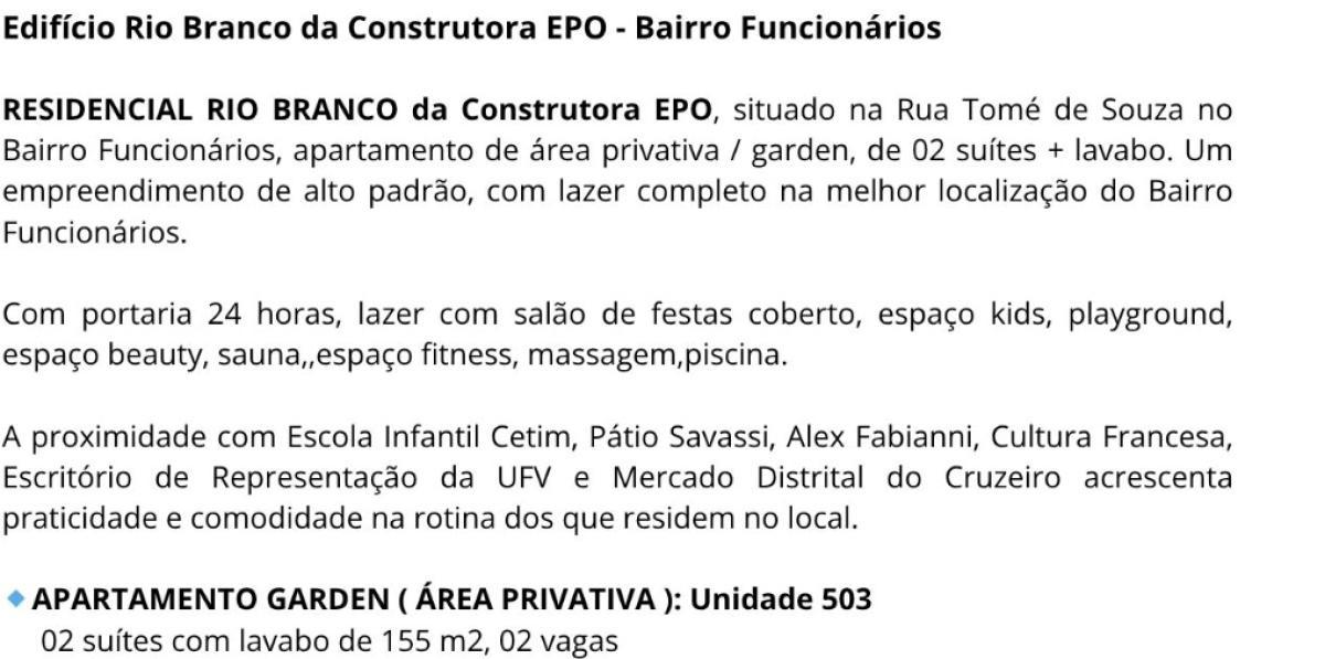 Apartamento, Savassi, 2 Quartos, 2 Vagas, 2 Suítes