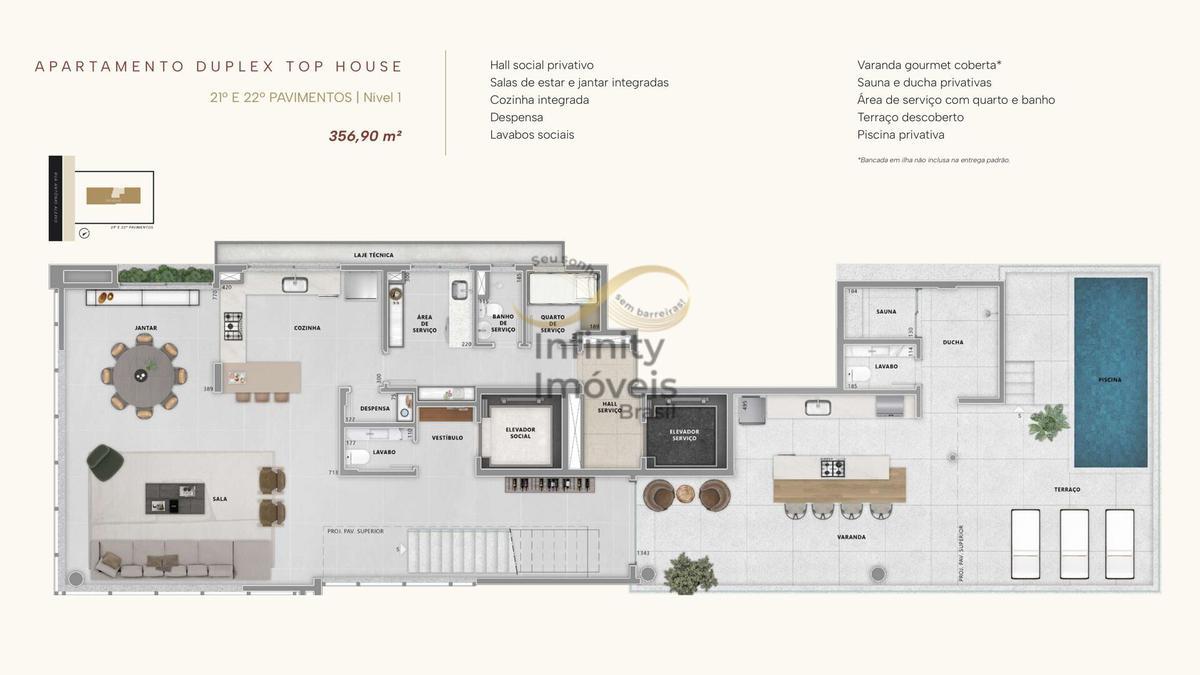 Apartamento, Lourdes, 4 Quartos