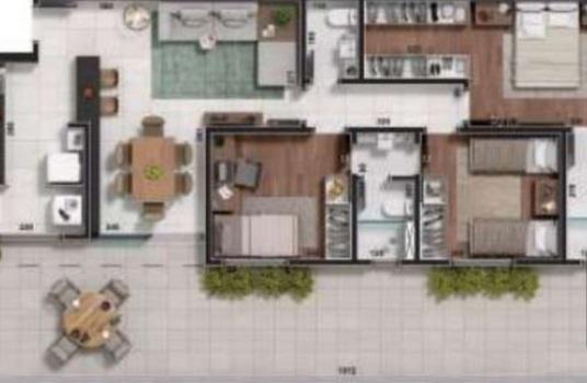 Cobertura, Prado, 2 Quartos, 2 Vagas, 2 Suítes