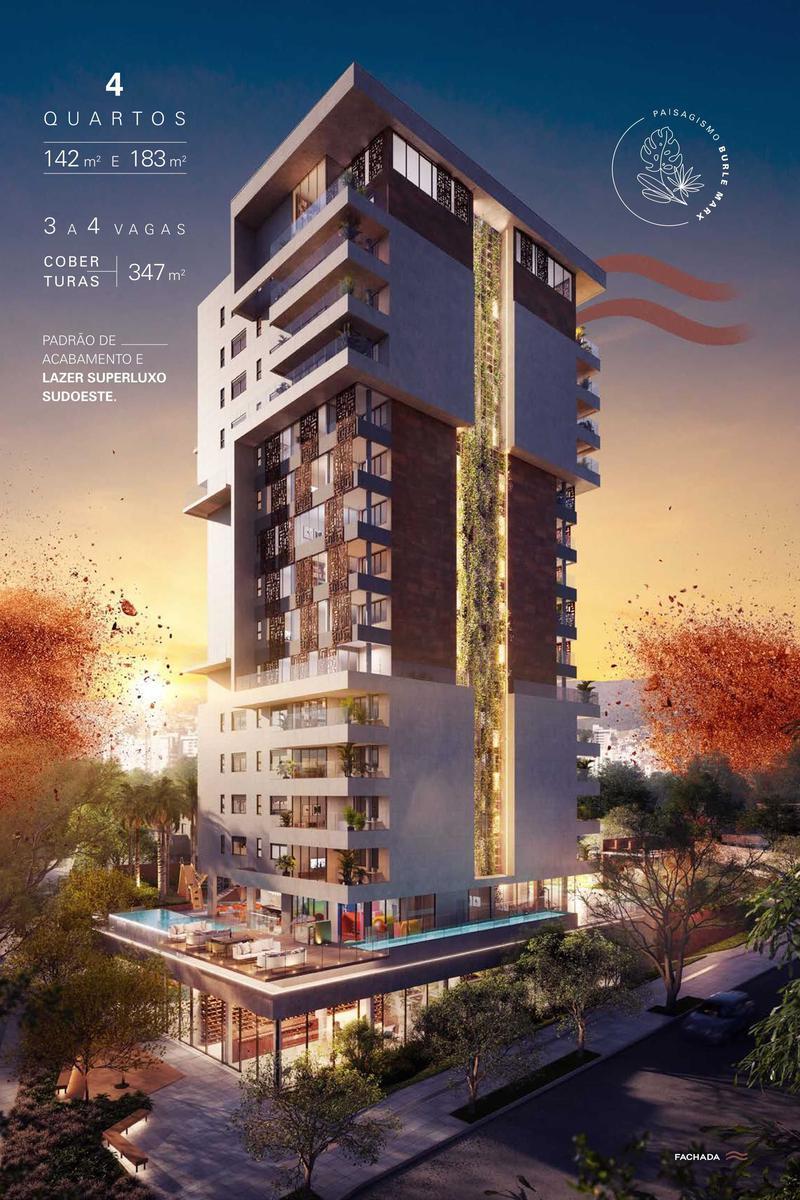 Apartamento, Carmo, 4 Quartos, 3 Vagas, 2 Suítes