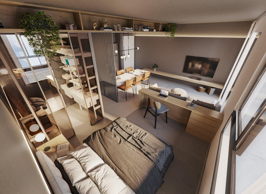 Quitinete, Brasiléia, 1 Quarto, 1 Vaga