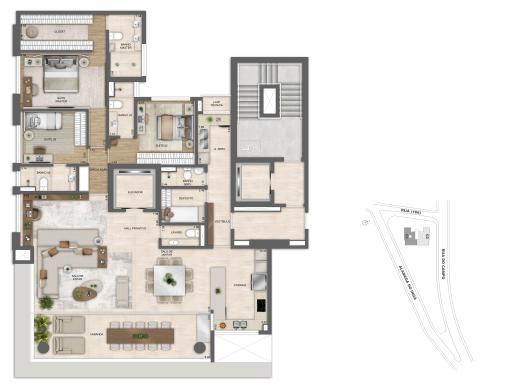 Apartamento, Vale do Sereno, 4 Quartos, 3 Vagas, 2 Suítes