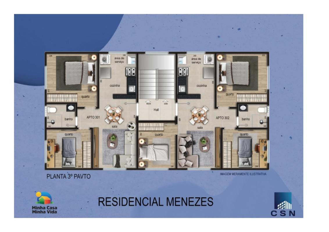 Cobertura, Menezes (justinópolis), 3 Quartos, 1 Vaga, 1 Suíte