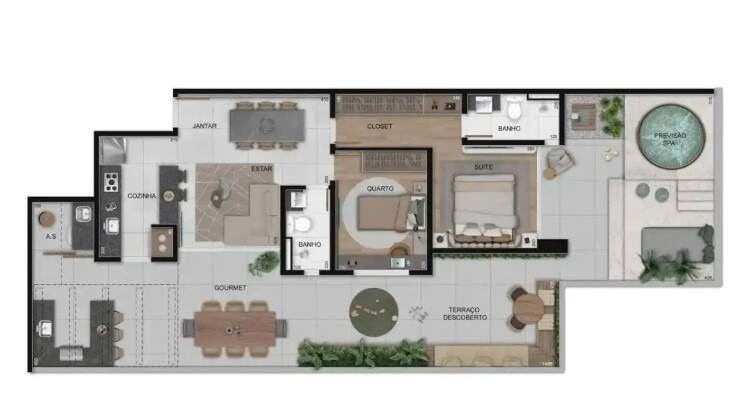 Apartamento, Prado, 2 Quartos, 2 Vagas, 1 Suíte