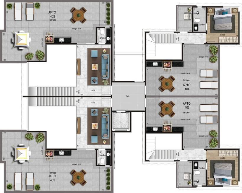 Cobertura, Itapoã, 3 Quartos, 2 Vagas, 1 Suíte