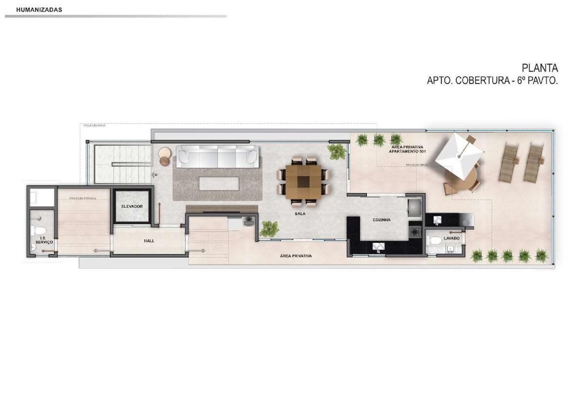 Cobertura, Liberdade, 4 Quartos, 4 Vagas, 4 Suítes