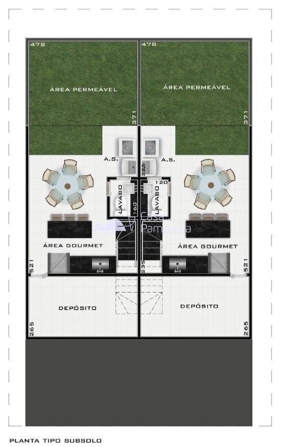 Casa, Santa Amélia, 3 Quartos, 2 Vagas, 1 Suíte