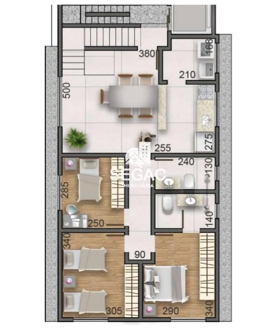 Cobertura, Barreiro, 3 Quartos, 2 Vagas, 1 Suíte