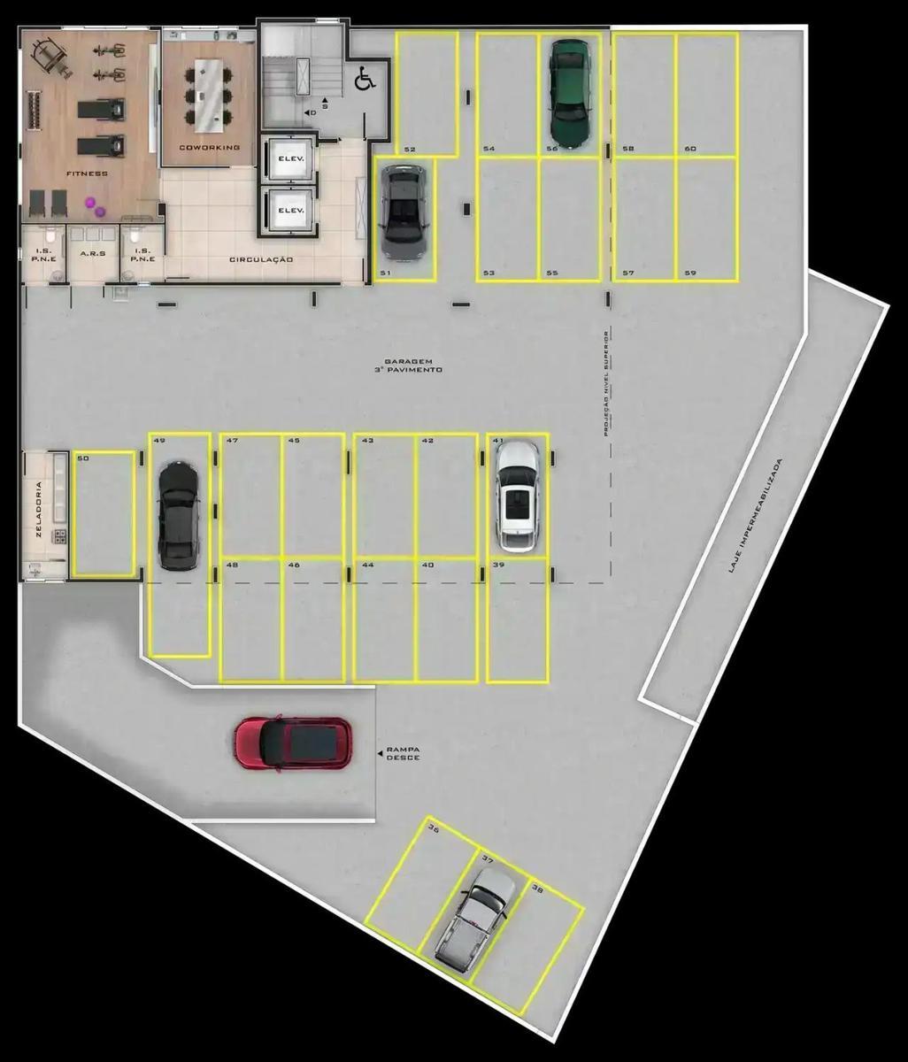 Apartamento, Sagrada Família, 3 Quartos, 2 Vagas, 1 Suíte