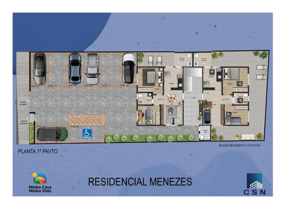 Cobertura, Menezes (justinópolis), 3 Quartos, 1 Vaga, 1 Suíte
